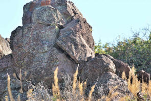 Split Wedge Rock Shasta Valley