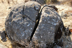 Split Wedge Rock Shasta Valley