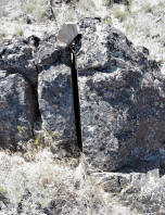 Split Wedge Rock Shasta Valley