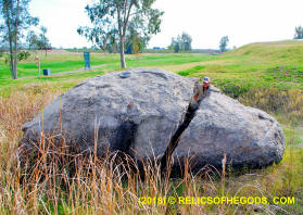 Split Wedge Rock - Sutter Buttes