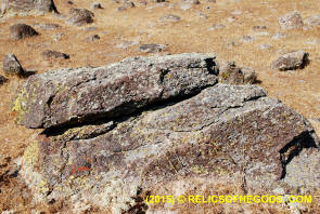 Split Wedge Rock - Sutter Buttes