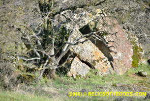 Split Wedge Rock - Sutter Buttes