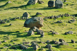 Sutter Buttes Pass Road Stone Line