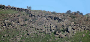 Sutter Buttes Pass Road Stone Line