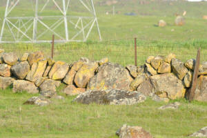 Sutter Buttes Pass Road Stone Line