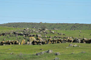 Sutter Buttes Pass Road Stone Line