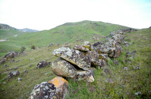 Sutter Buttes Pass Road Stone Line