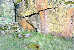 Schaffer Ranch stone line in the Sutter Buttes