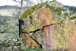 Schaffer Ranch stone line in the Sutter Buttes