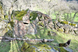 Schaffer Ranch stone line in the Sutter Buttes