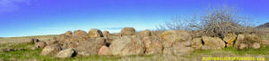 Sutter Buttes West Butte Road Stone Line